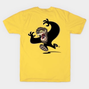 Halloween Wolfman Shadow Runner T-Shirt